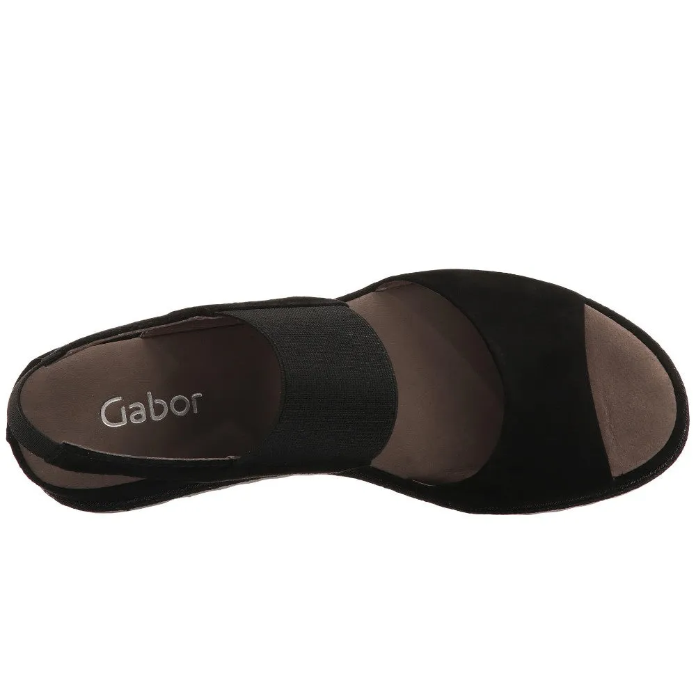 65731 Black Gabor Sandal