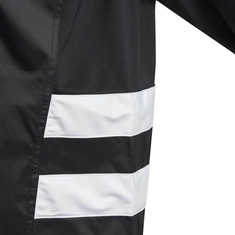 adidas Black Windbreaker Jacket for Men - Ultimate Rugby Training Gear GL1153
