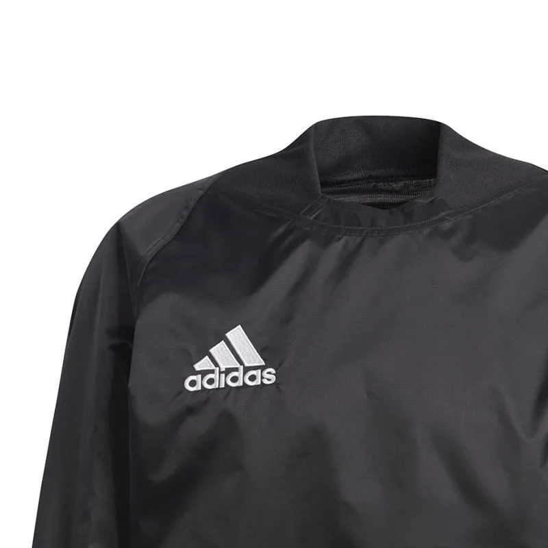 adidas Black Windbreaker Jacket for Men - Ultimate Rugby Training Gear GL1153