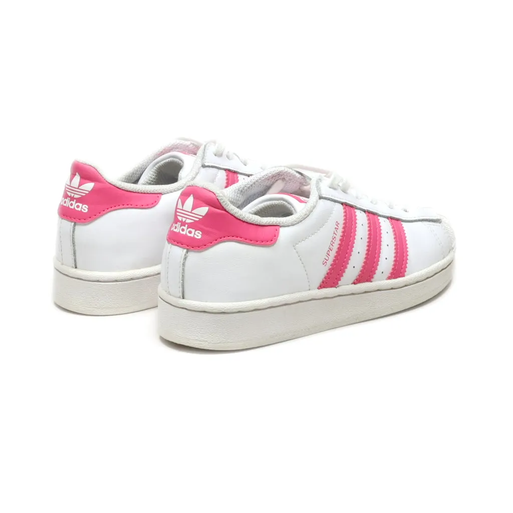Adidas Superstar Sneakers Leather Pink Colour For Kids
