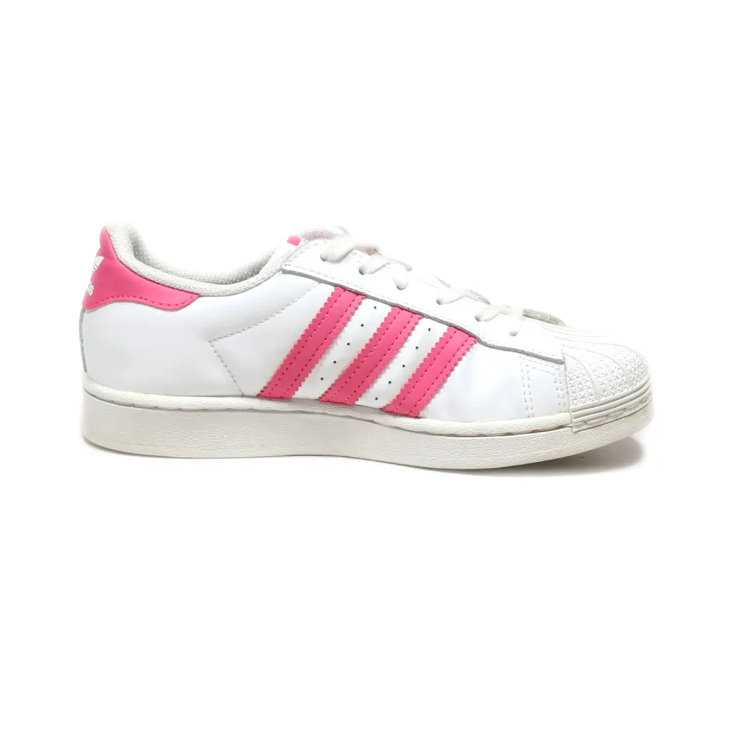 Adidas Superstar Sneakers Leather Pink Colour For Kids