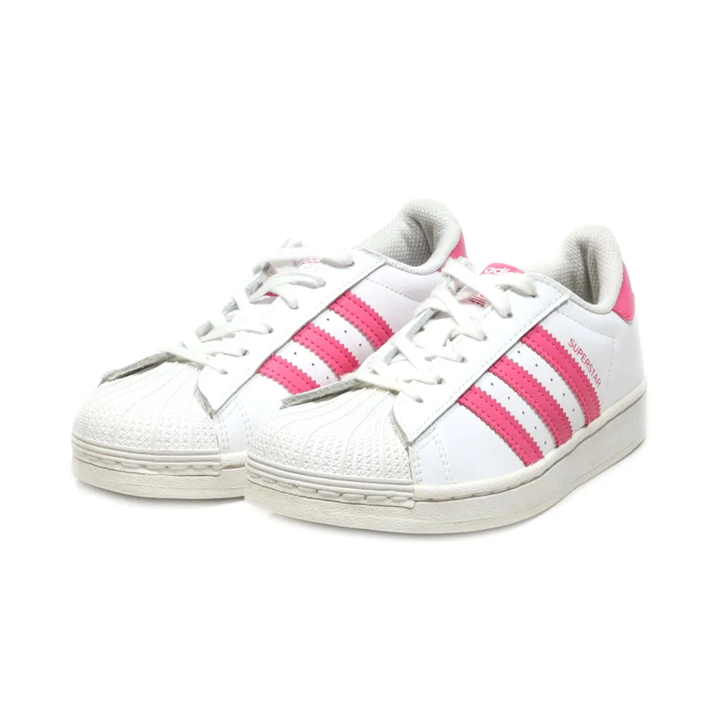 Adidas Superstar Sneakers Leather Pink Colour For Kids