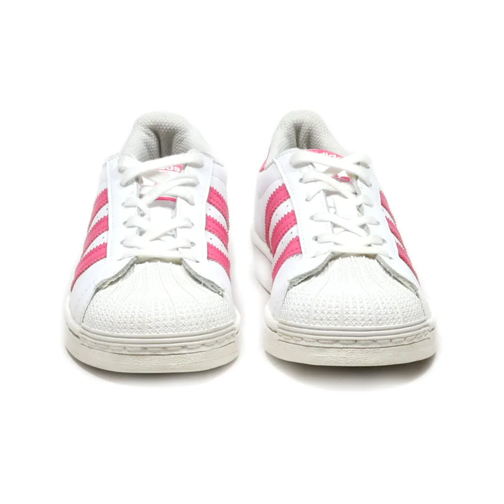 Adidas Superstar Sneakers Leather Pink Colour For Kids