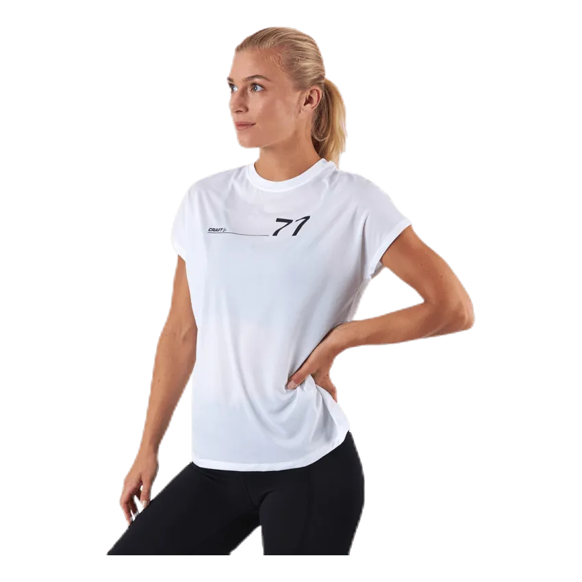 Adv Charge SS Tee White