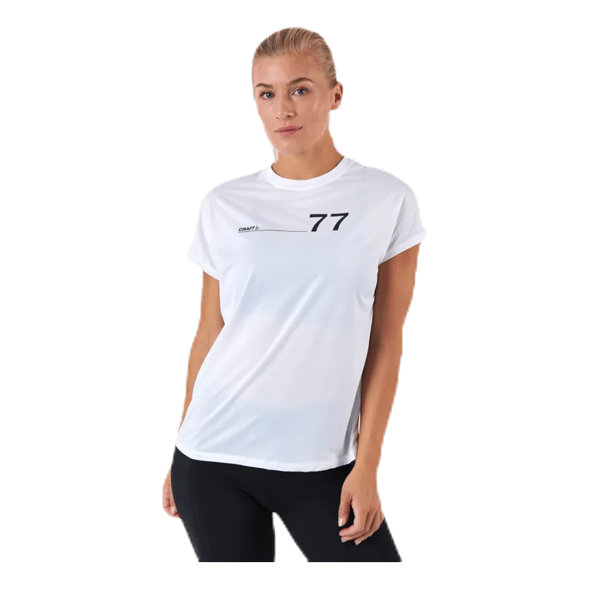 Adv Charge SS Tee White