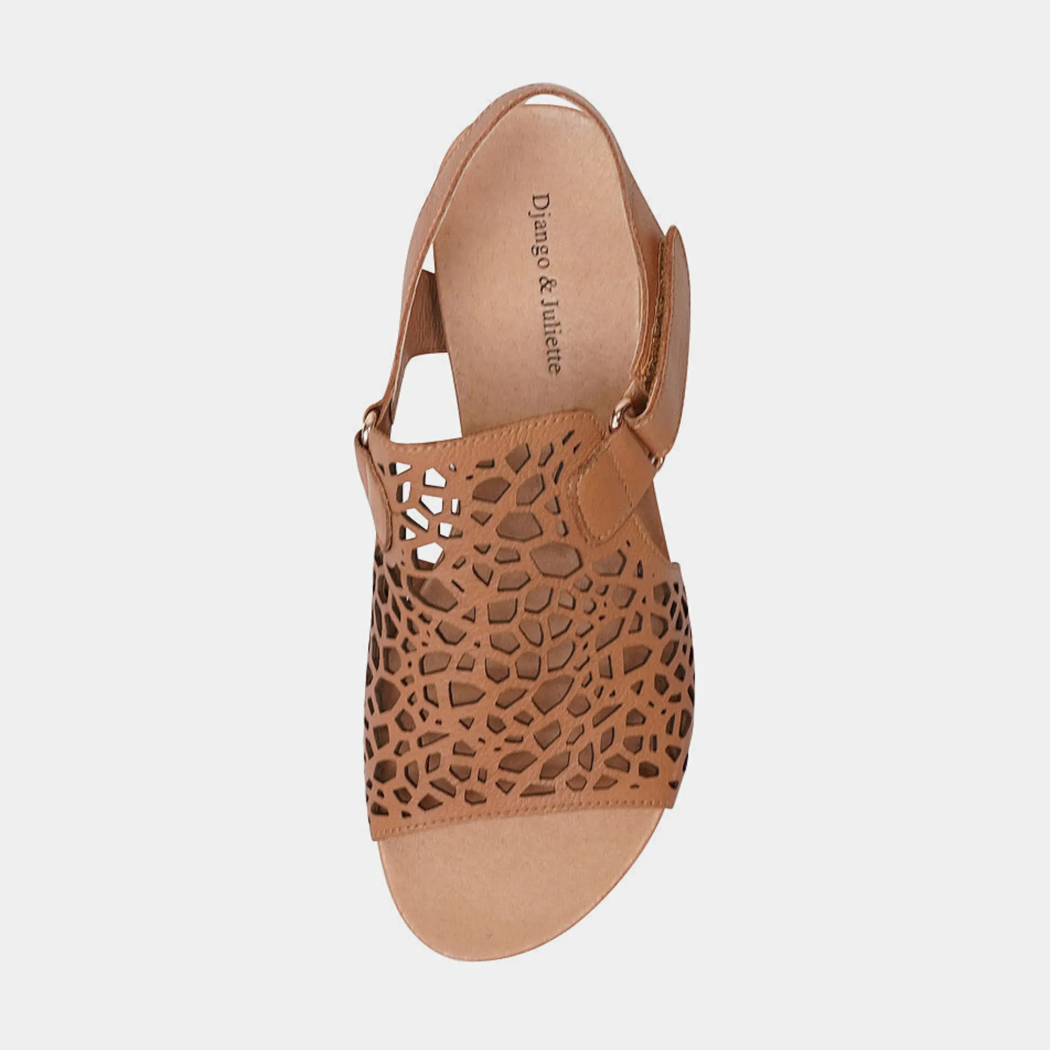 Ansh Dark Tan Leather Sandals