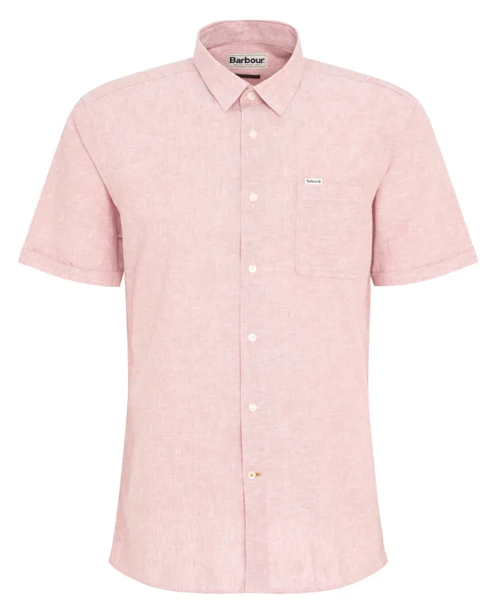 Barbour - Nelson S/S, Summer Shirt, Pink Clay