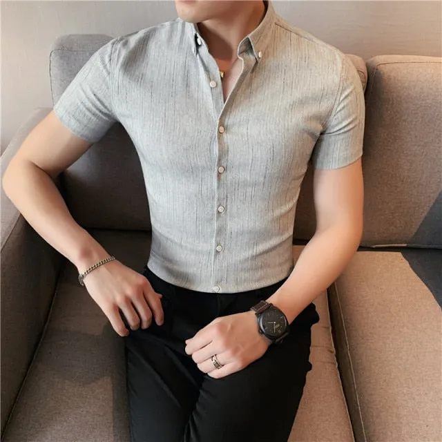British Style Slim Fit Formal Shirt