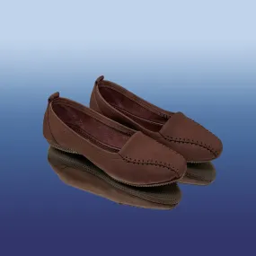 Brown Nubuck Leather Loafers
