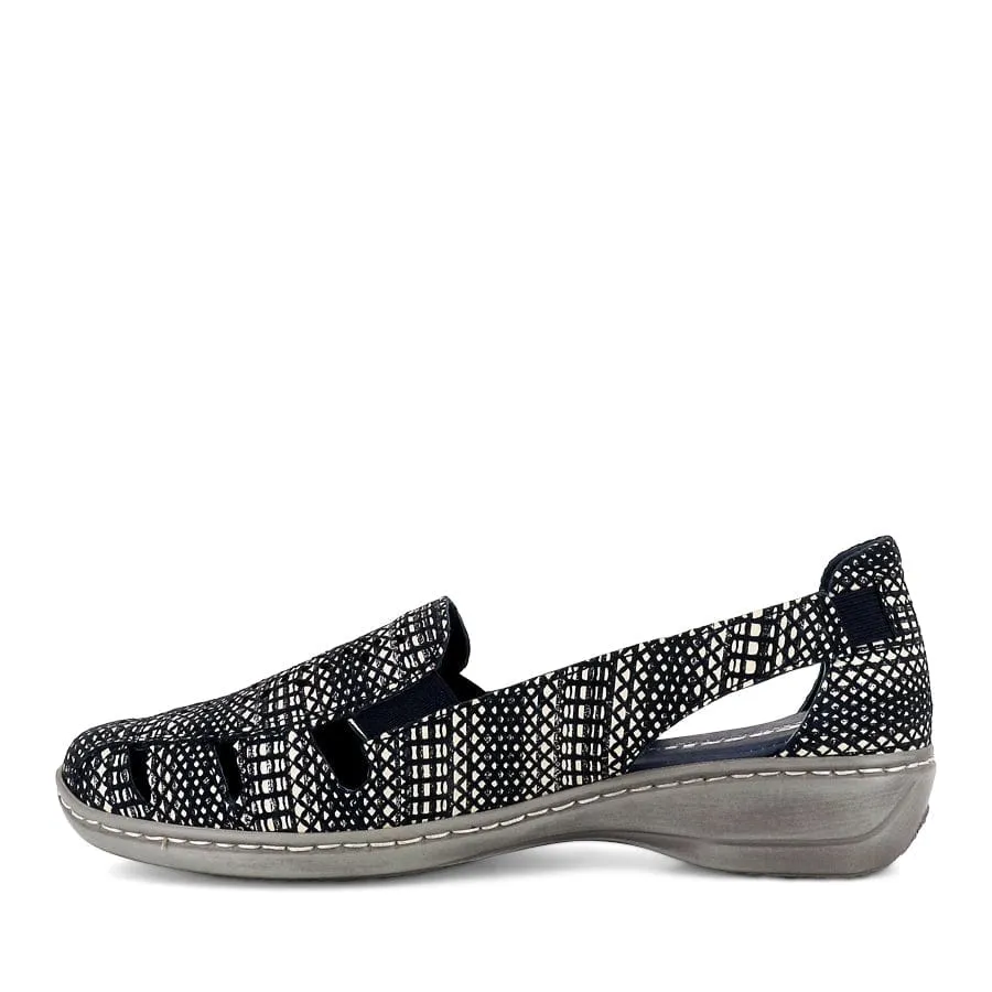 Cassini Women's Might Slip On Loafers- Navy Squaw