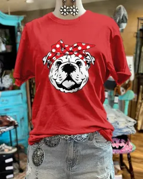 Casual Bandana Bulldog Tee