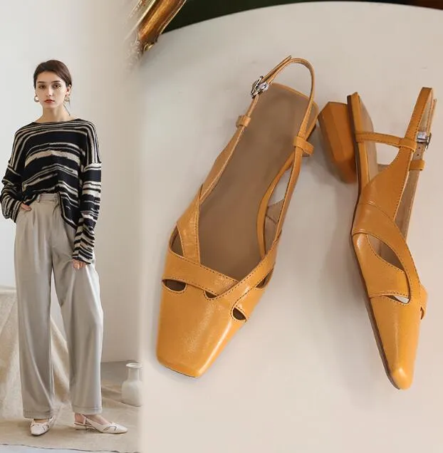 Casual Women Sandals Buckle Strap Footwear Heels Women