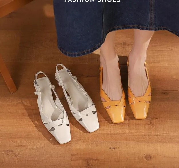 Casual Women Sandals Buckle Strap Footwear Heels Women