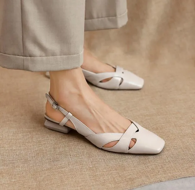 Casual Women Sandals Buckle Strap Footwear Heels Women