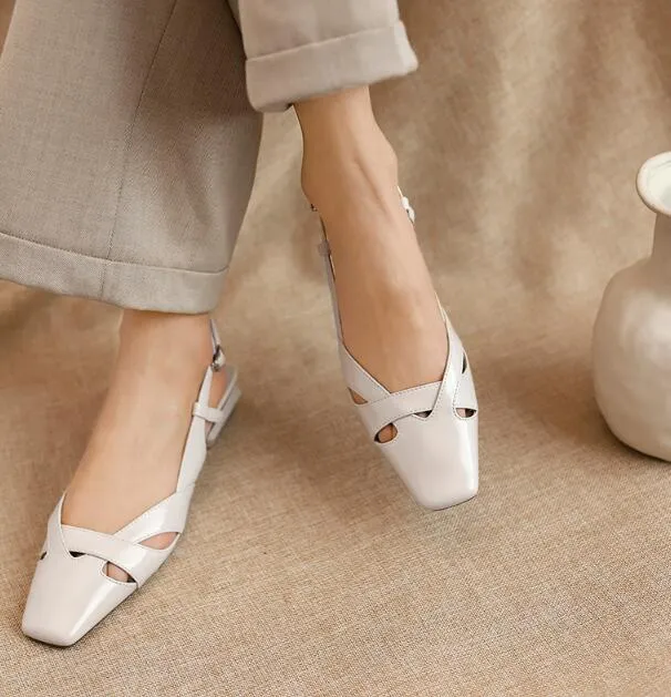 Casual Women Sandals Buckle Strap Footwear Heels Women