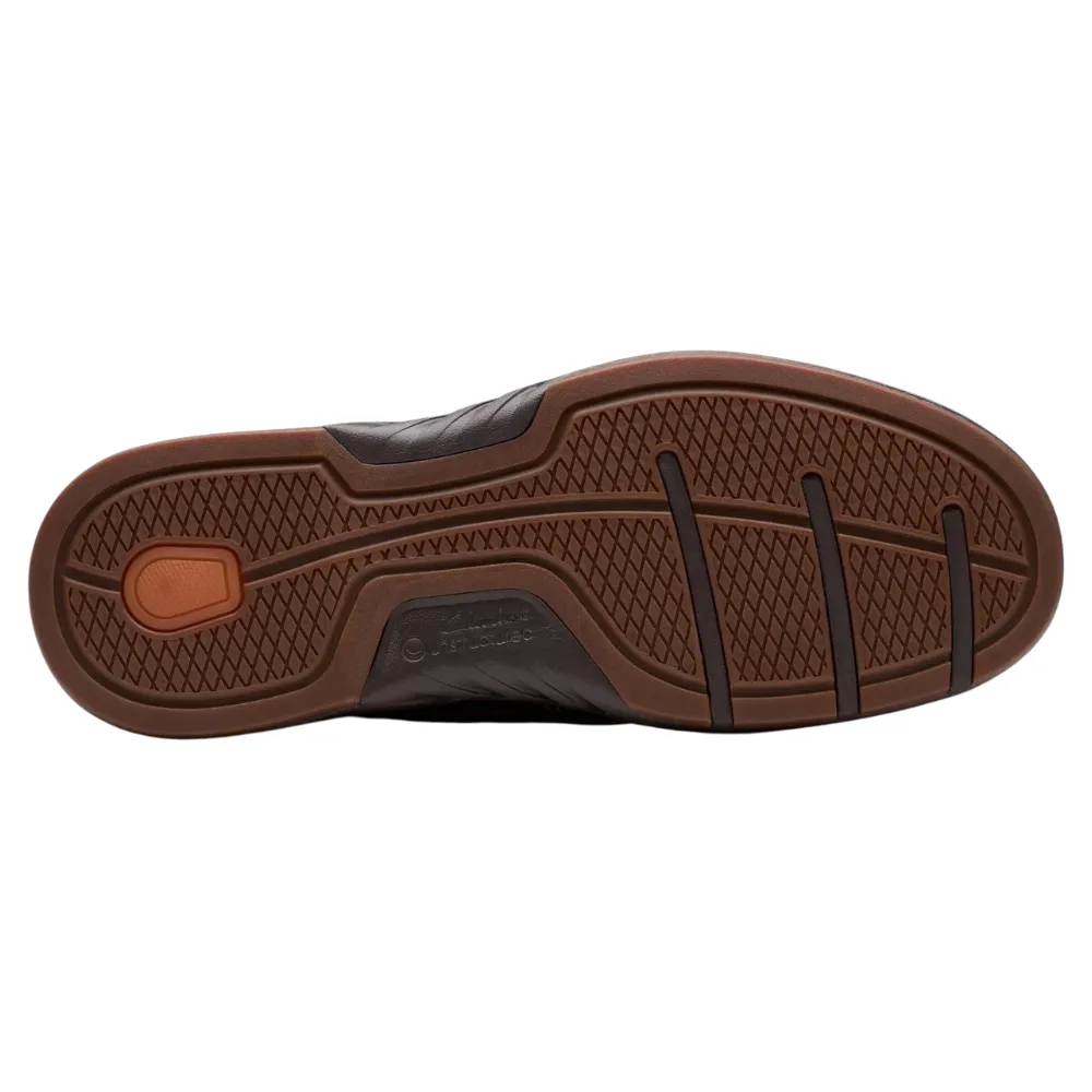 Clarks Un Briley Step Mahogany Leather Loafer (Men's)