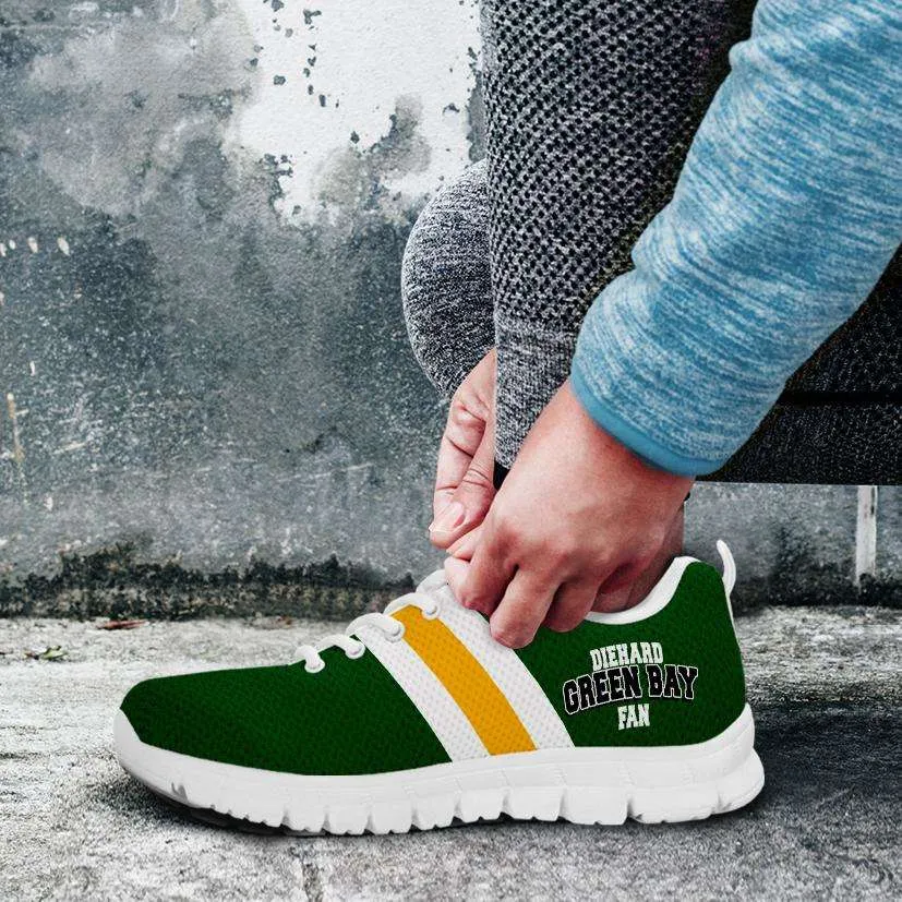 Diehard Green Bay Fan Running Shoes