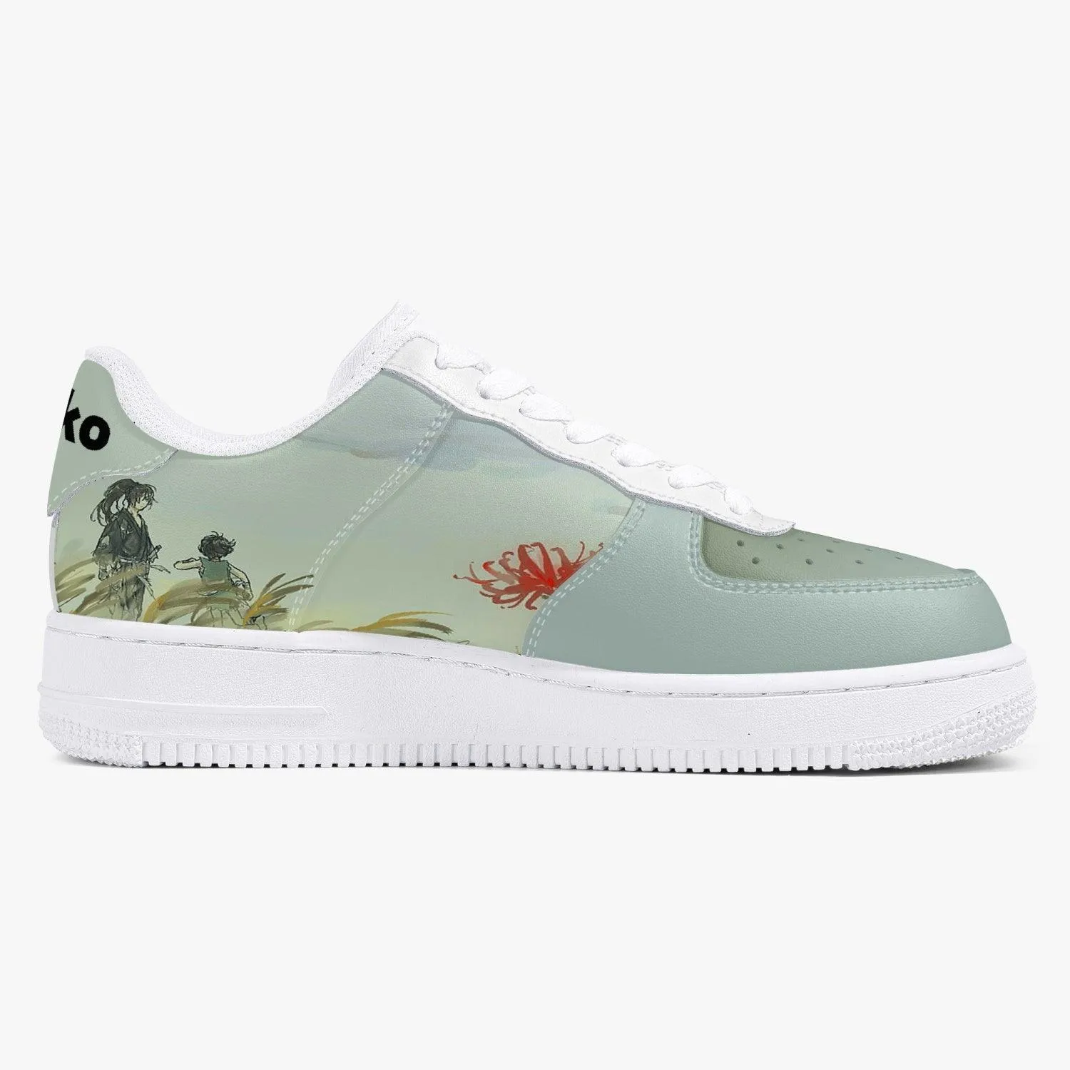 Dororo & Hyakkimaru Green/White Air F1 Anime Shoes