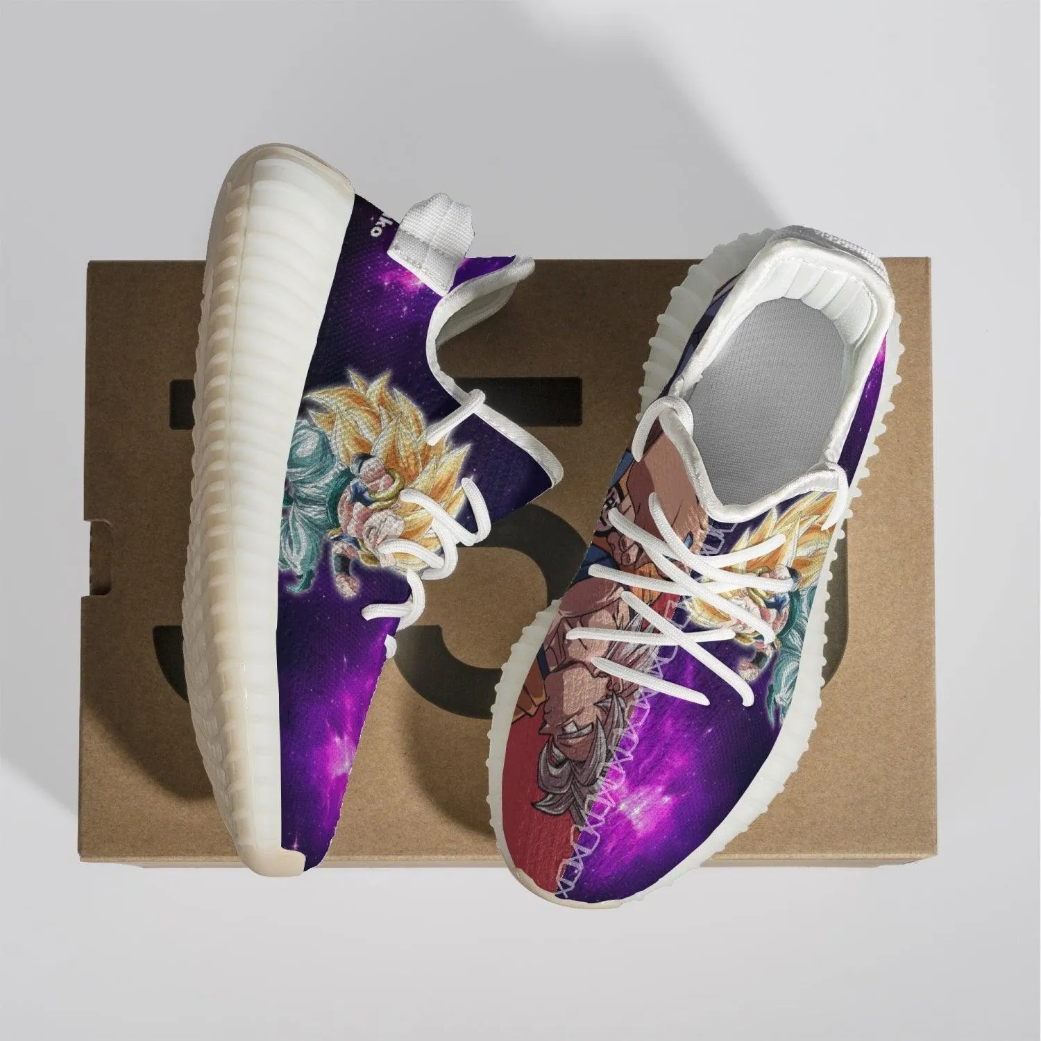 Dragon Ball Z Gotenks YZ White Anime Shoes