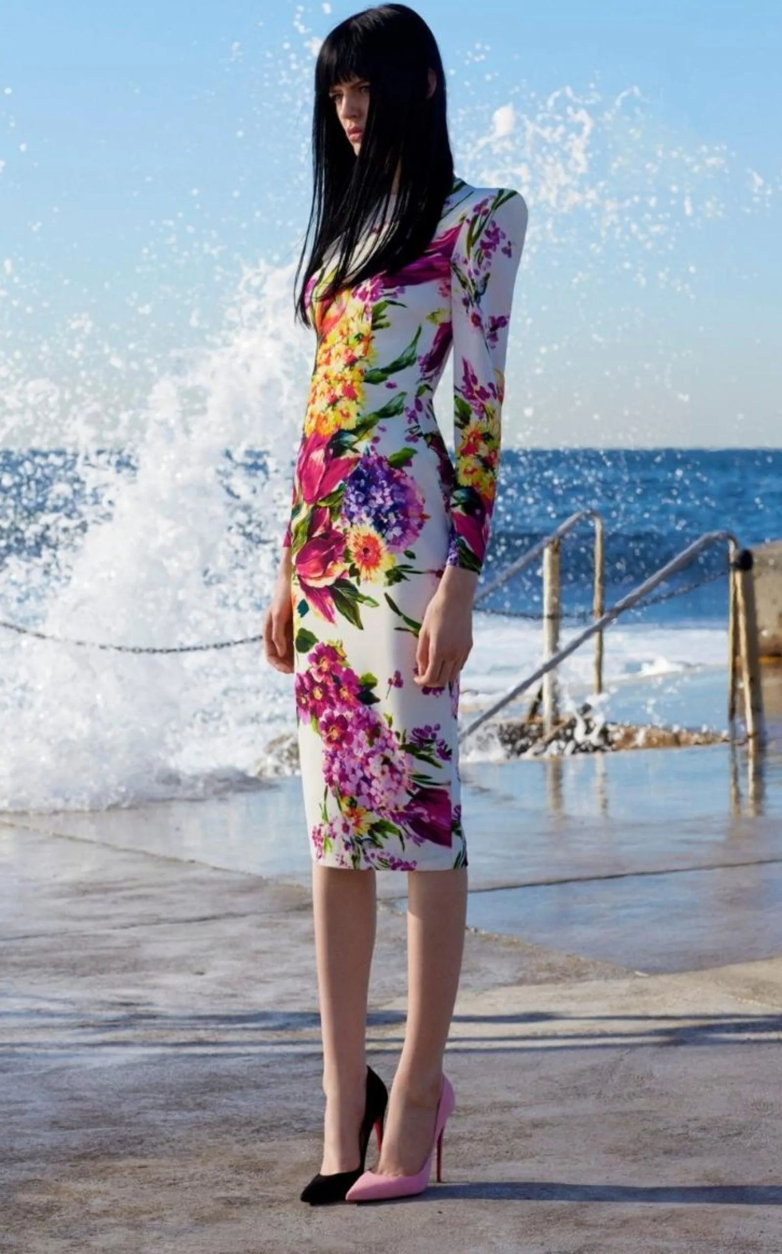 Manon Floral-Print Midi Dress