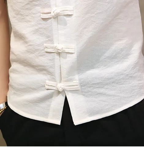 Men's Summer Linen Slim Fit Short-Sleeved Shirt