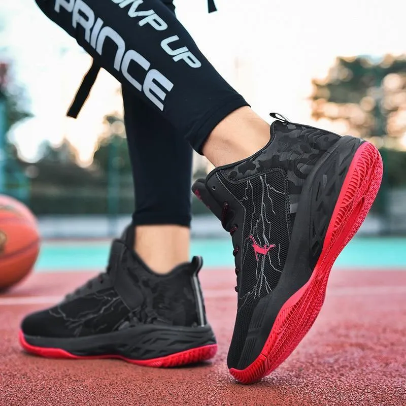 Men's Thick Sole Non-slip Basketball Shoes