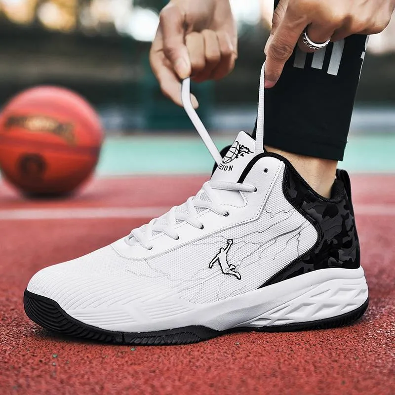 Men's Thick Sole Non-slip Basketball Shoes