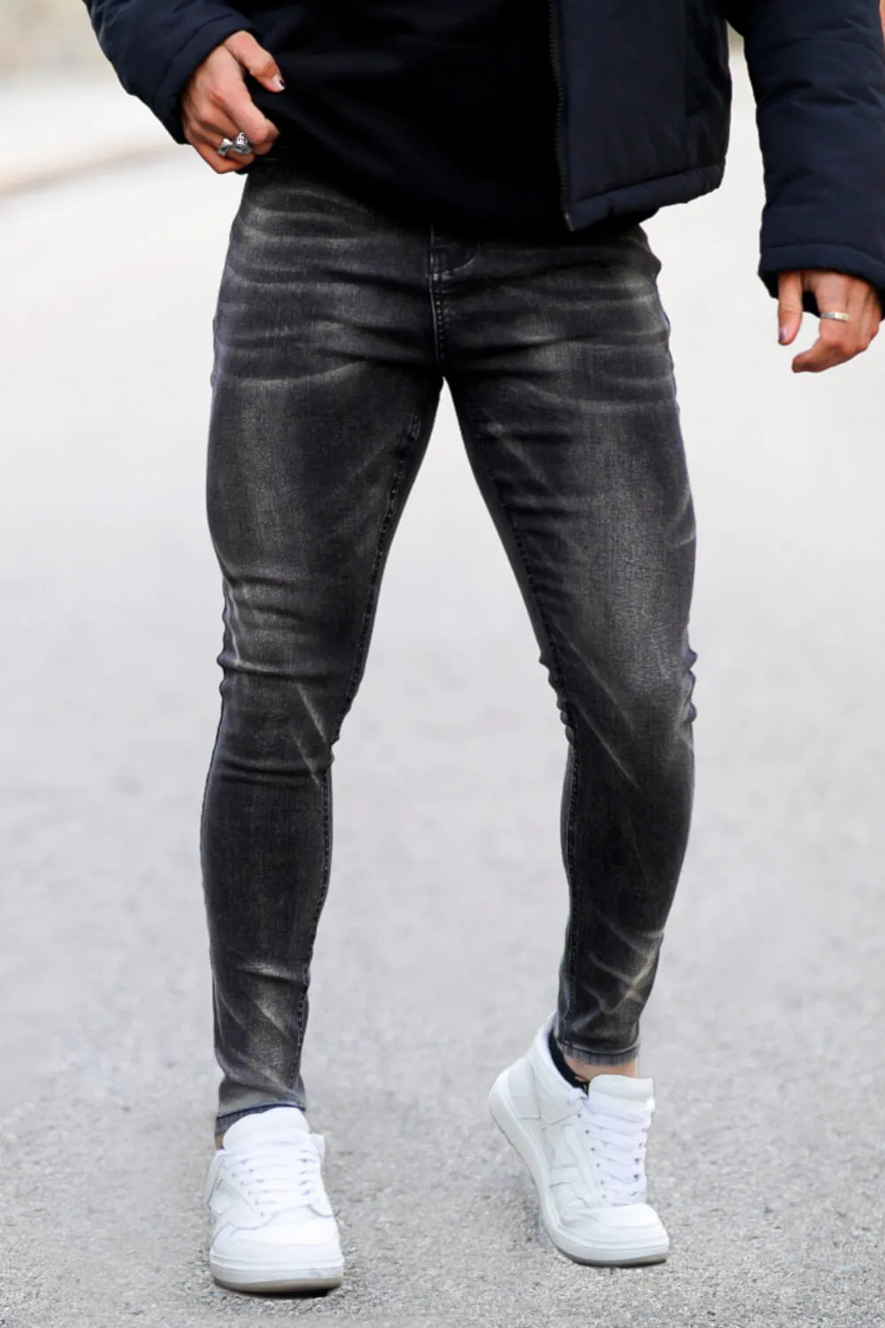 Men's Vintage Skinny Jean - Black
