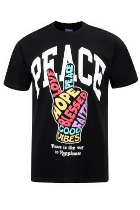 MENS WEAR / Peace Hand Sign T-shirts