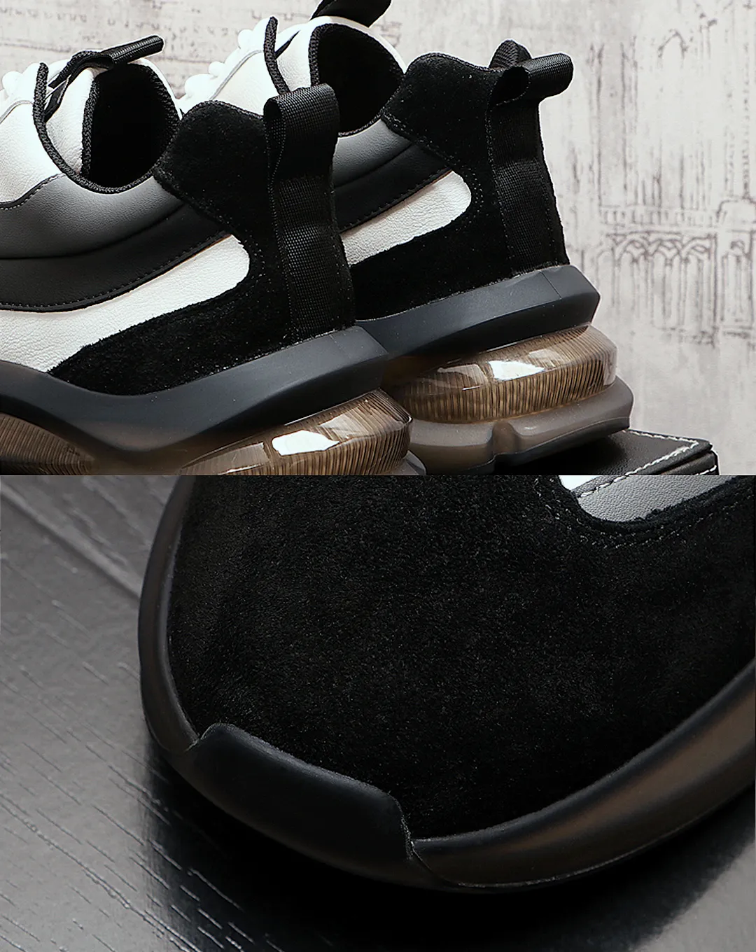 ♂♀Monotone Sporty Sneakers