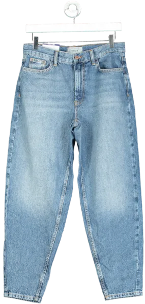 New Look Light Blue Barrel Leg Jean UK 8