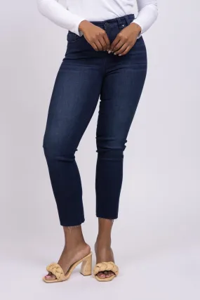 Nic Zoe Nz 28" Mid Rise Straight Ankle Jeans In Twilight