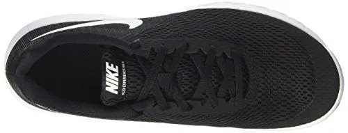 NIKE WOMENS FLEX EXPERIENCE RN 6 RUNNING SHOE BLACK/WHITE 7.5 B(M) US