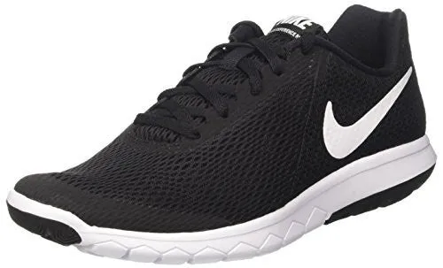NIKE WOMENS FLEX EXPERIENCE RN 6 RUNNING SHOE BLACK/WHITE 7.5 B(M) US