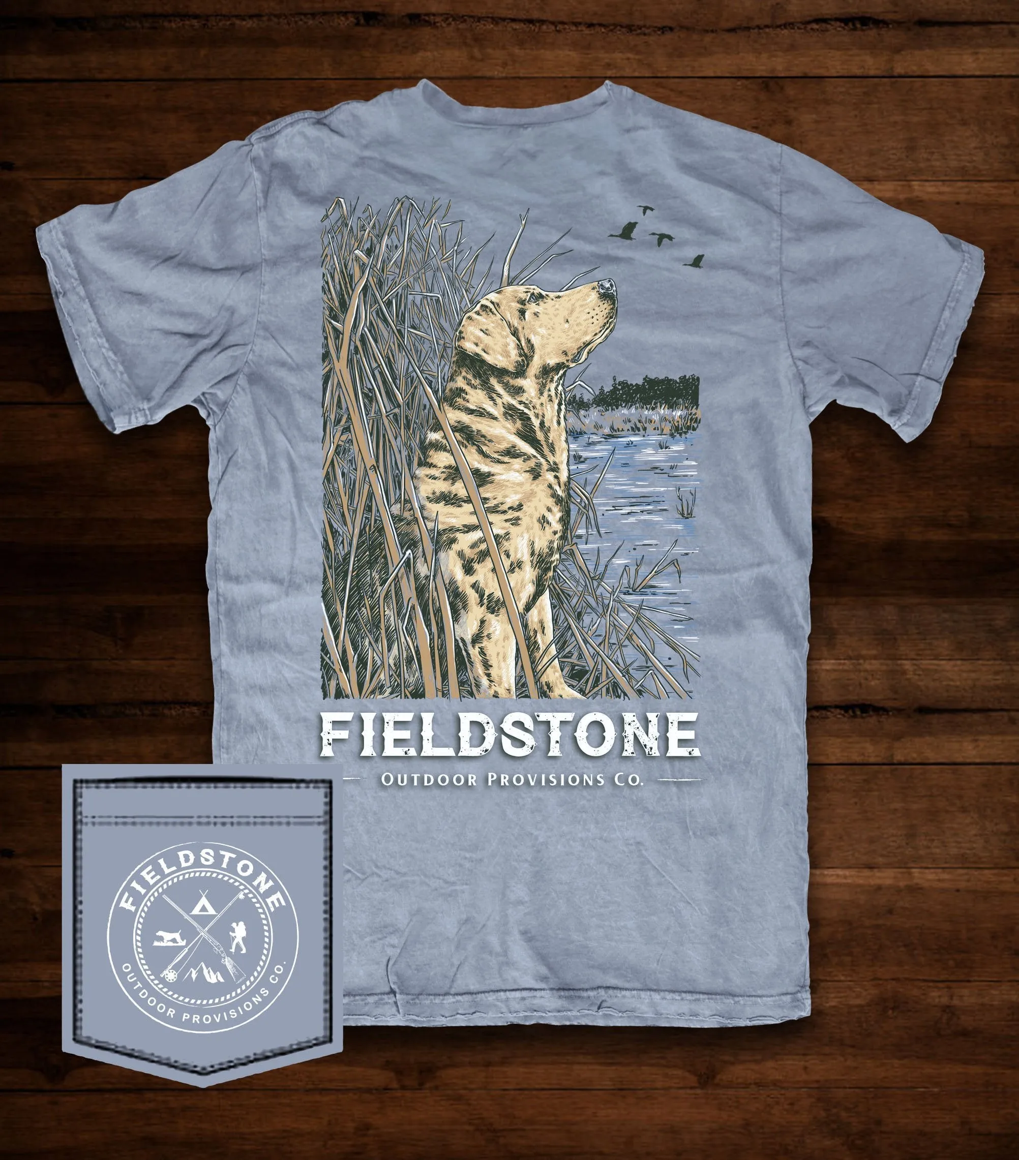 Old Yellow Short Sleeve T-Shirt (Youth) by Fieldstone Outdoors