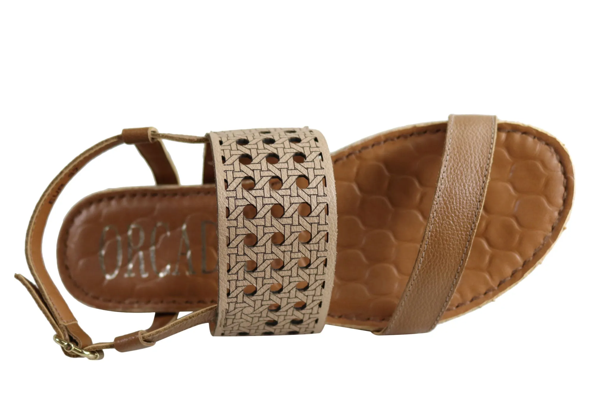 Orcade Gismo Womens Comfortable Leather Sandals Made In Brazil