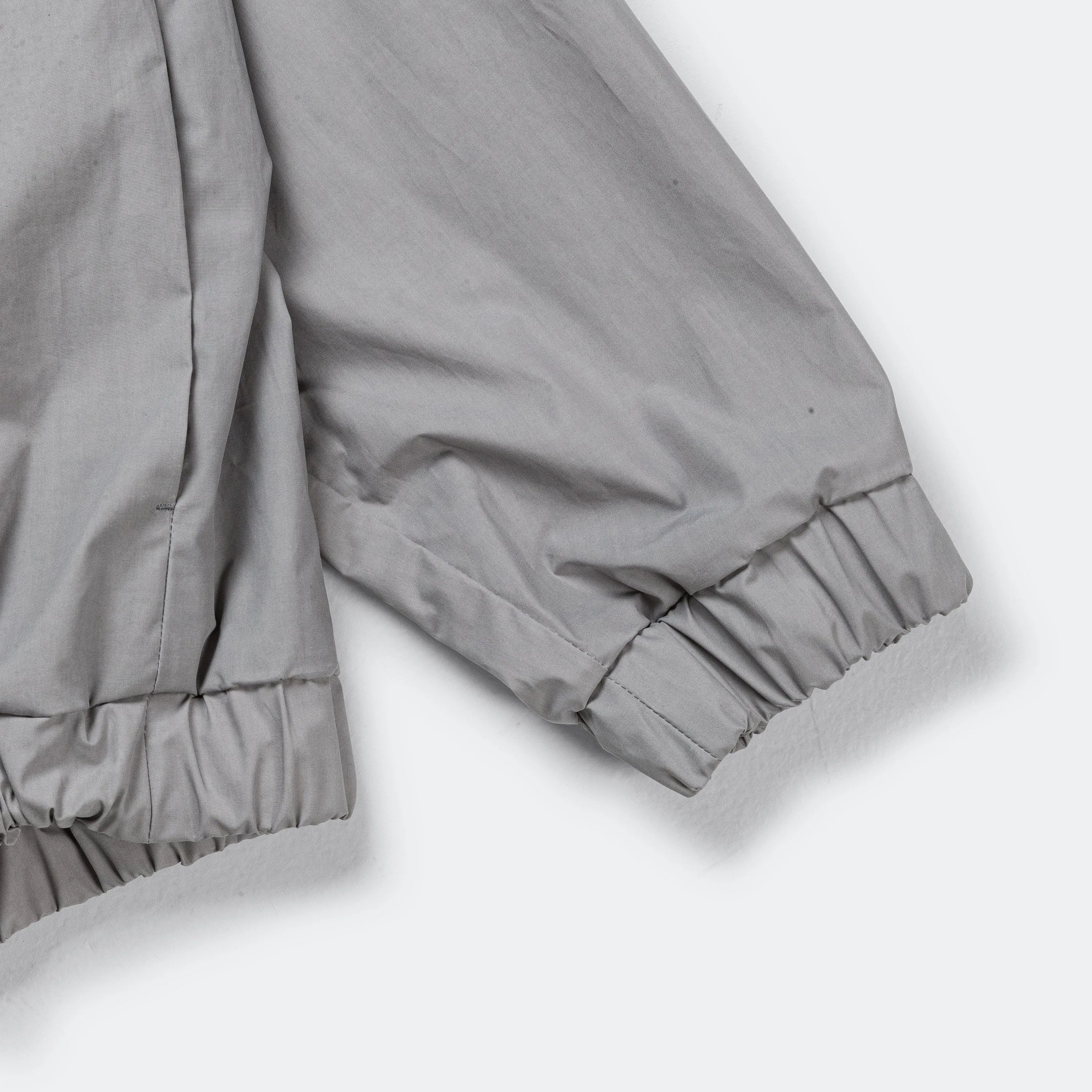 Popeline Waxed Windbreaker - Inox