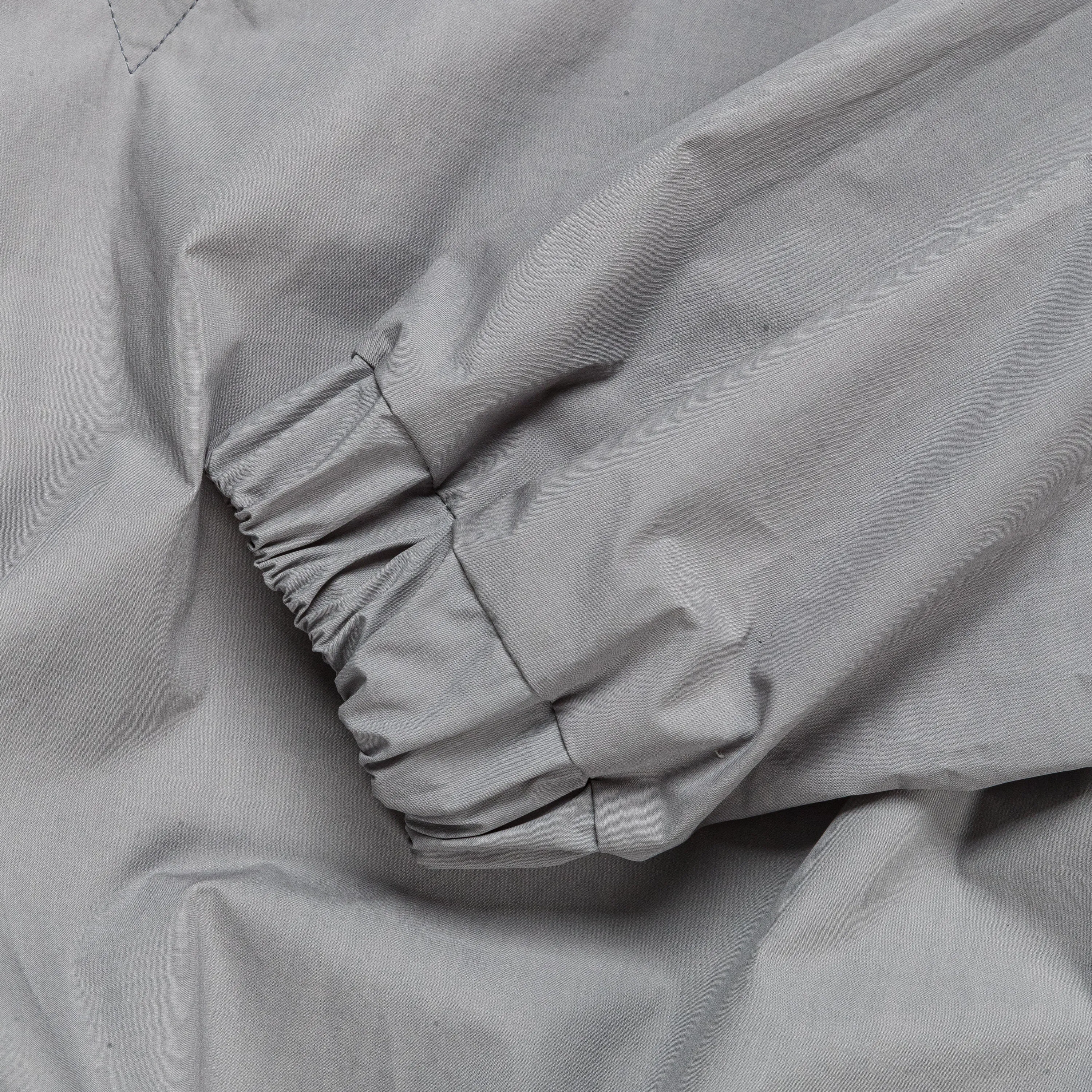 Popeline Waxed Windbreaker - Inox