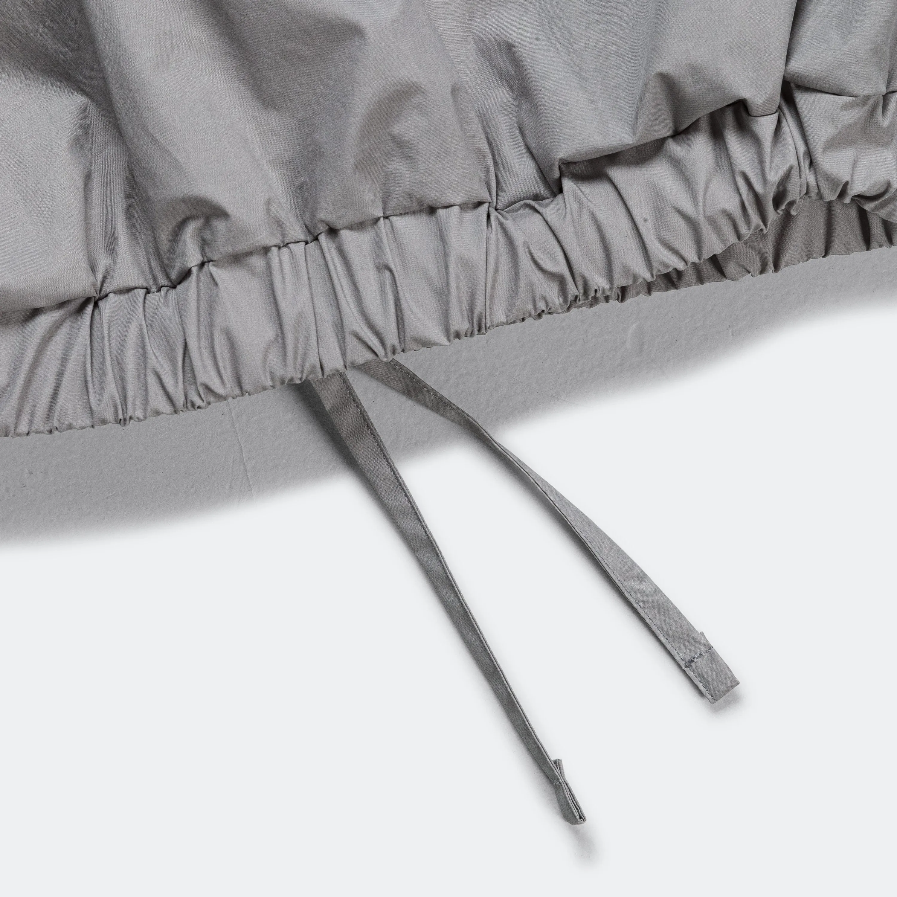 Popeline Waxed Windbreaker - Inox