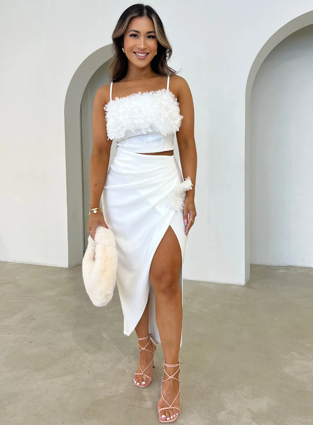 Prisca Set - Ivory - size XL