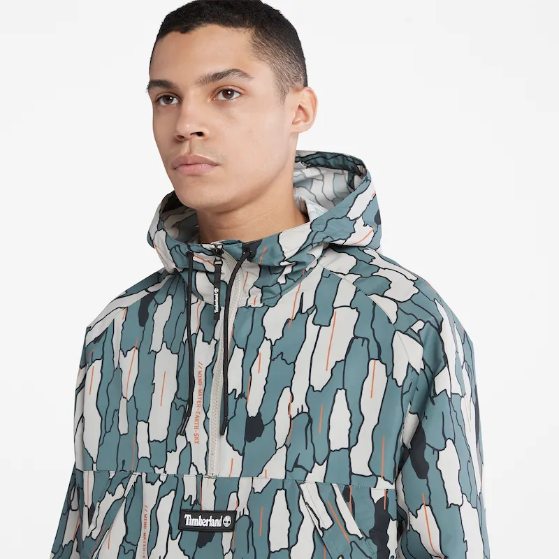 Pullover Windbreaker for Men in Camo