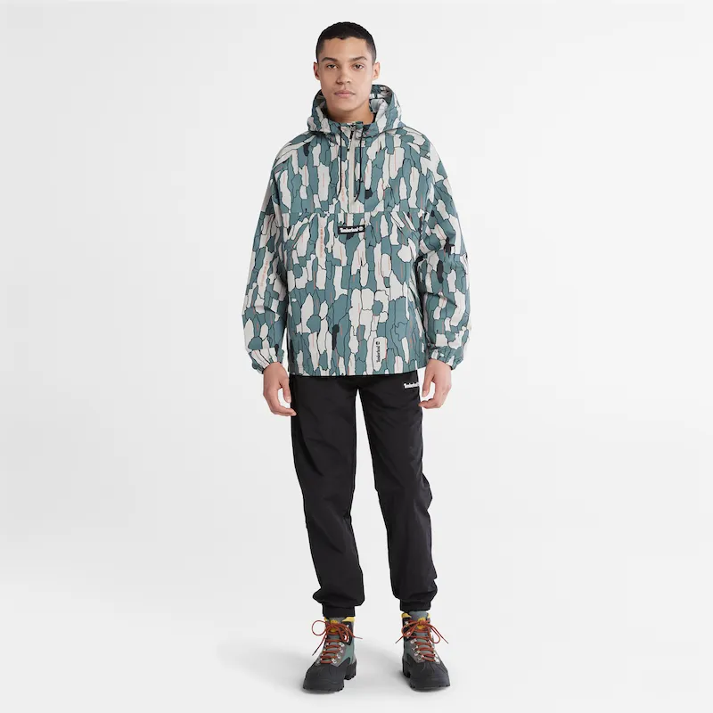 Pullover Windbreaker for Men in Camo