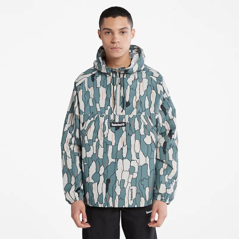 Pullover Windbreaker for Men in Camo