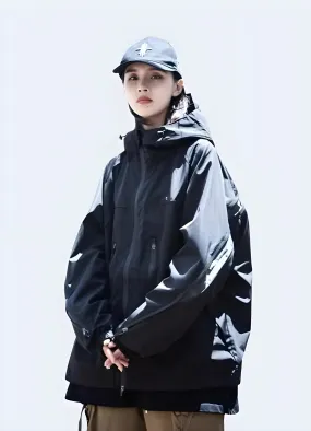 Purple Women Tactical Windbreaker