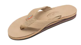 Rainbow Womens Double Layer Thick Strap Sandal