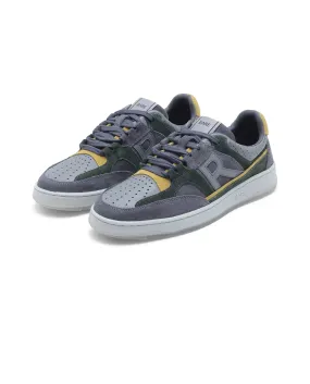 Rare Rabbit Men Voyage Dark Grey Lace-Up Closure Sneaker