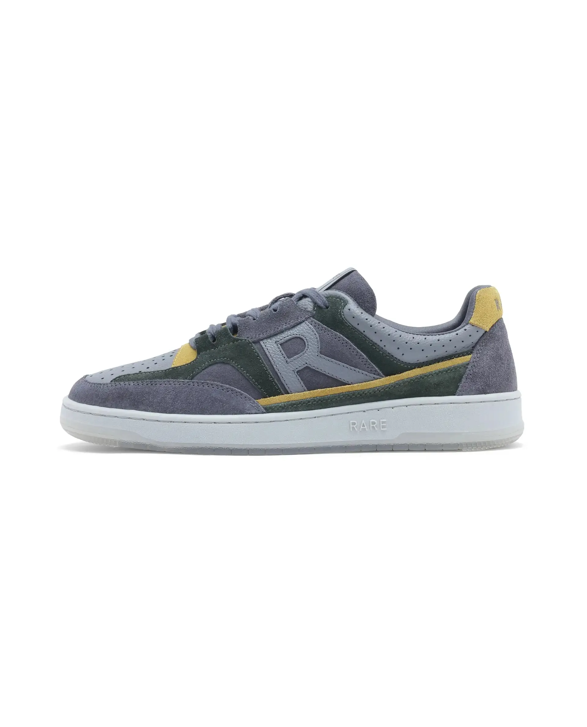 Rare Rabbit Men Voyage Dark Grey Lace-Up Closure Sneaker
