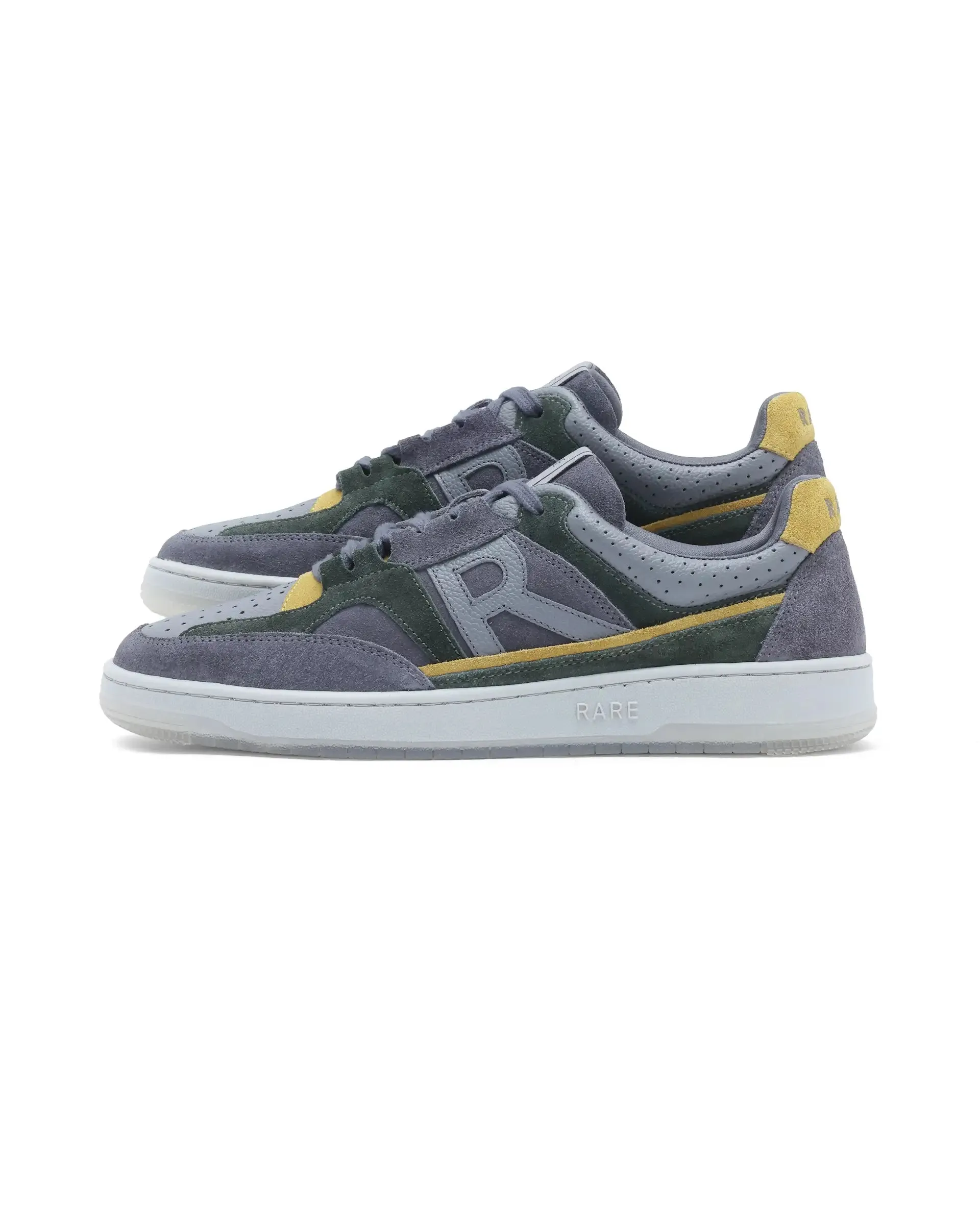 Rare Rabbit Men Voyage Dark Grey Lace-Up Closure Sneaker