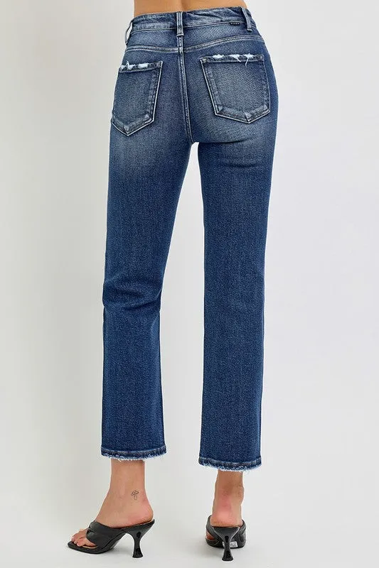 RISEN TUMMY CONTROL HIGH RISE  STRAIGHT JEANS 0-3XL