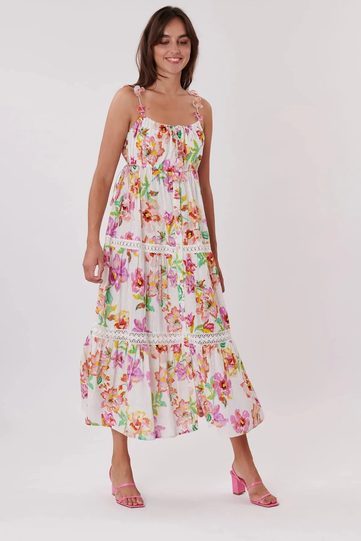 Tignes Dress -Ecru